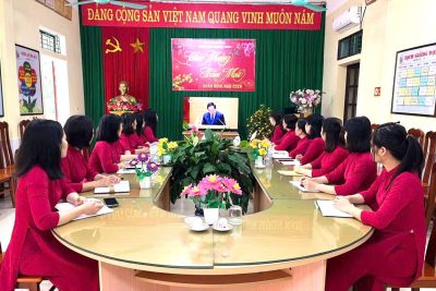 CHI BỘ TRƯỜNG MN NAM DƯƠNG THAM DỰ HỘI NGHỊ TOÀN QUỐC QUÁN TRIỆT, TRIỂN KHAI THỰC HIỆN NGHỊ QUYẾT CỦA BỘ CHÍNH TRỊ.