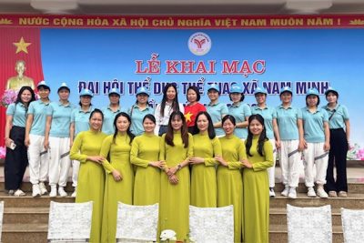 TRƯỜNG MẦM NON NAM DƯƠNG THAM GIA ĐẠI HỘI THỂ DỤC THỂ THAO LẦN THỨ NHẤT XÃ NAM MINH NĂM 2026