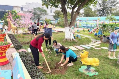 TRƯỜNG MẦM NON NAM DƯƠNG TỔ CHỨC “TẾT TRỒNG CÂY” NĂM 2026