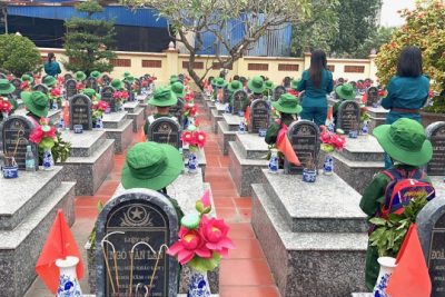 TRƯỜNG MẦM NON NAM DƯƠNG TỔ CHỨC CHO CÁC CON ĐI VIẾNG NGHĨA TRANG LIỆT SỸ NHÂN DỊP KỶ NIỆM 81 NĂM NGÀY THÀNH LẬP QUÂN ĐỘI NHÂN DÂN VIỆT NAM 22/12