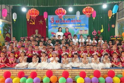 TRƯỜNG MẦM NON NAM DƯƠNG TỔ CHỨC CÁC HOẠT ĐỘNG CHÀO MỪNG KỶ NIỆM 51 NĂM NGÀY GIẢI PHÓNG MIỀN NAM THỐNG NHẤT ĐẤT NƯỚC 30/4 VÀ NGÀY QUỐC TẾ LAO ĐỘNG 1/5